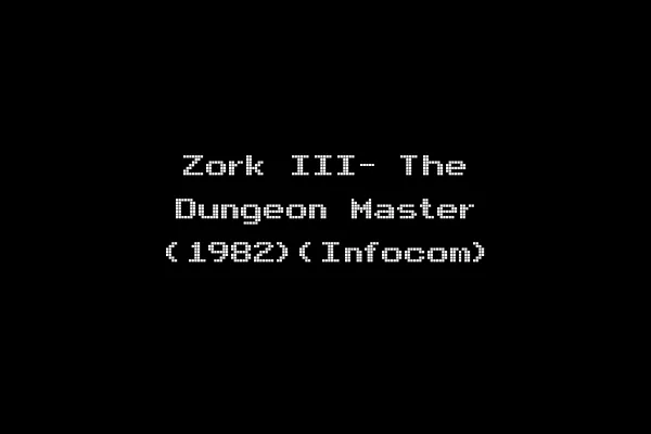 Zork III- The Dungeon Master (1982)(Infocom)