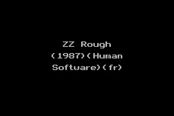 ZZ Rough (1987)(Human Software)(fr)