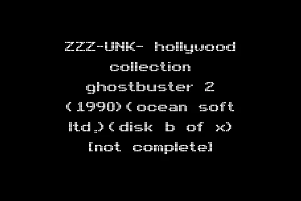 ZZZ-UNK- hollywood collection ghostbuster 2 (1990)(ocean soft ltd.)(disk b of x) [not complete]