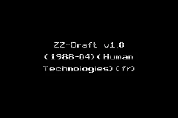 ZZ-Draft v1.0 (1988-04)(Human Technologies)(fr)