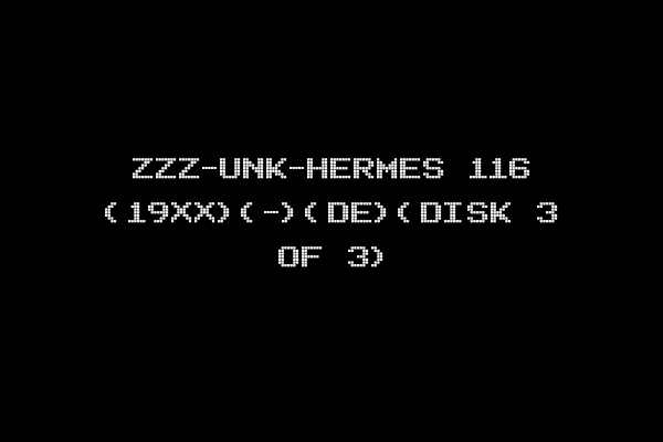 ZZZ-UNK-HERMES 116 (19XX)(-)(DE)(DISK 3 OF 3)