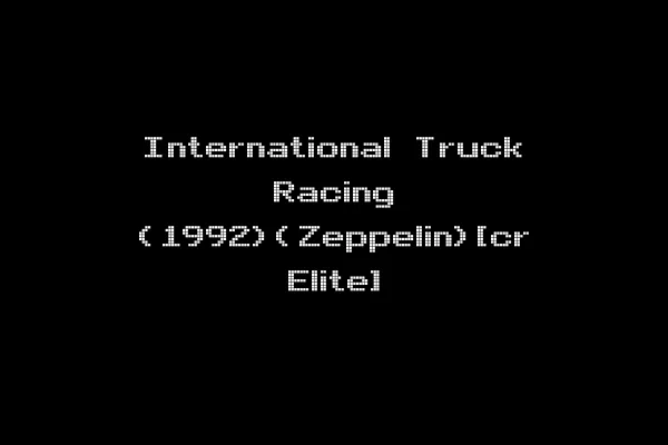 International Truck Racing (1992)(Zeppelin)[cr Elite]