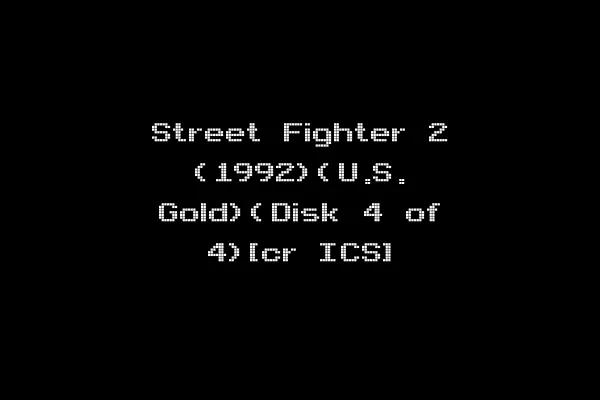 Street Fighter 2 (1992)(U.S. Gold)(Disk 4 of 4)[cr ICS]