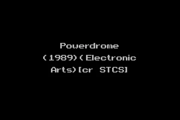 Powerdrome (1989)(Electronic Arts)[cr STCS]