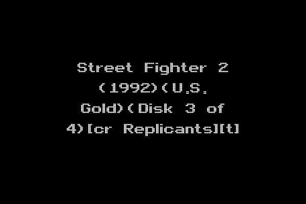 Street Fighter 2 (1992)(U.S. Gold)(Disk 3 of 4)[cr Replicants][t]