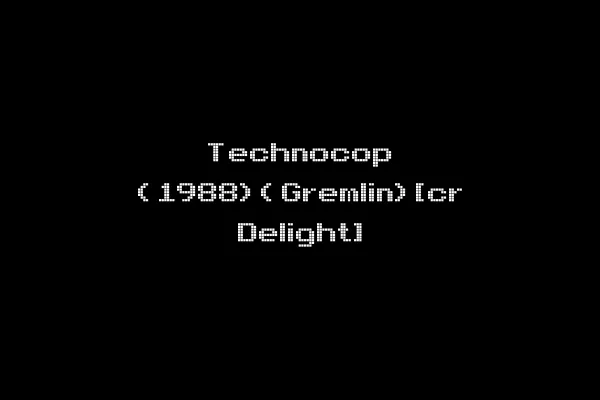 Technocop (1988)(Gremlin)[cr Delight]