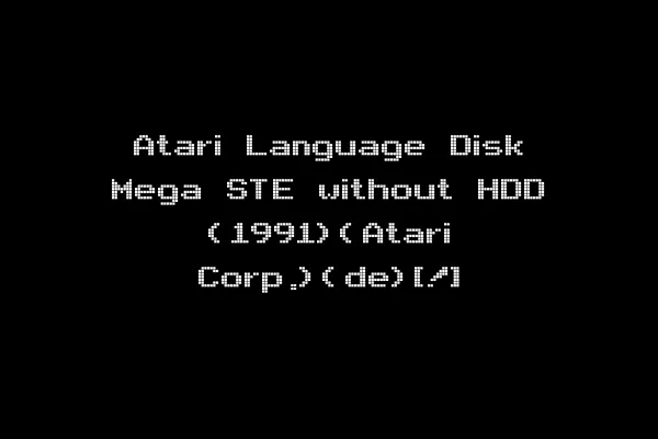 Atari Language Disk Mega STE without HDD (1991)(Atari Corp.)(de)[!]