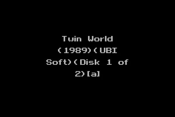 Twin World (1989)(UBI Soft)(Disk 1 of 2)[a]
