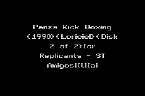 Panza Kick Boxing (1990)(Loriciel)(Disk 2 of 2)[cr Replicants - ST Amigos][t][a]