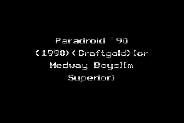 Paradroid '90 (1990)(Graftgold)[cr Medway Boys][m Superior]
