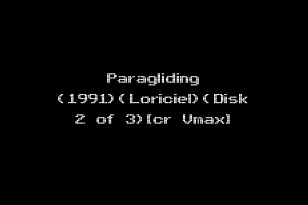 Paragliding (1991)(Loriciel)(Disk 2 of 3)[cr Vmax]