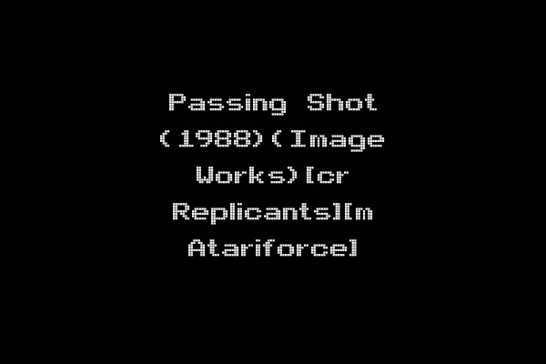 Passing Shot (1988)(Image Works)[cr Replicants][m Atariforce]