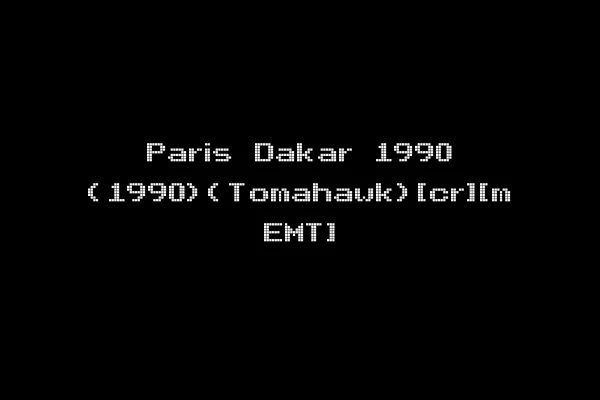 Paris Dakar 1990 (1990)(Tomahawk)[cr][m EMT]