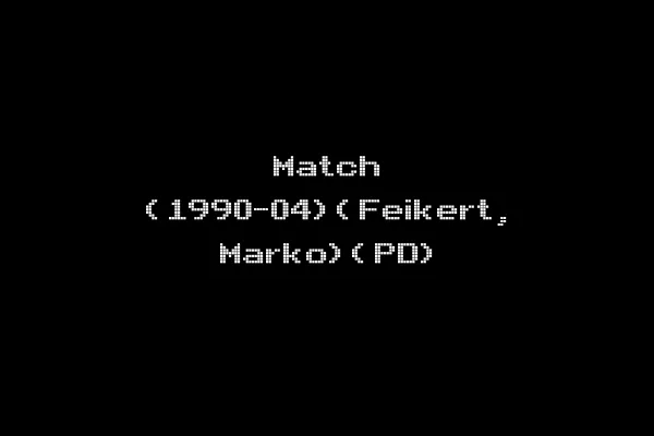 Match (1990-04)(Feikert, Marko)(PD)