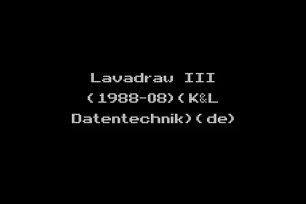 Lavadraw III (1988-08)(K&L Datentechnik)(de)