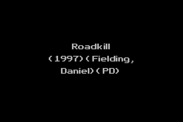 Roadkill (1997)(Fielding, Daniel)(PD)