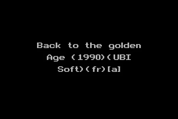 Back to the golden Age (1990)(UBI Soft)(fr)[a]