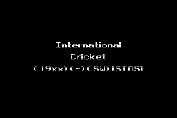 International Cricket (19xx)(-)(SW)[STOS]