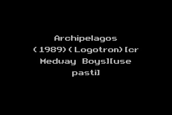 Archipelagos (1989)(Logotron)[cr Medway Boys][use pasti]