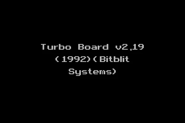 Turbo Board v2.19 (1992)(Bitblit Systems)
