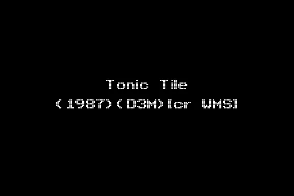 Tonic Tile (1987)(D3M)[cr WMS]