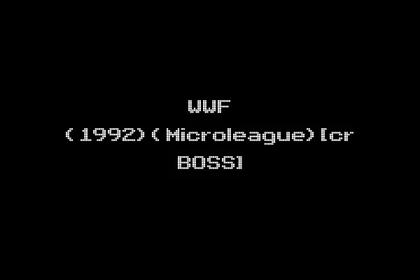 WWF (1992)(Microleague)[cr BOSS]