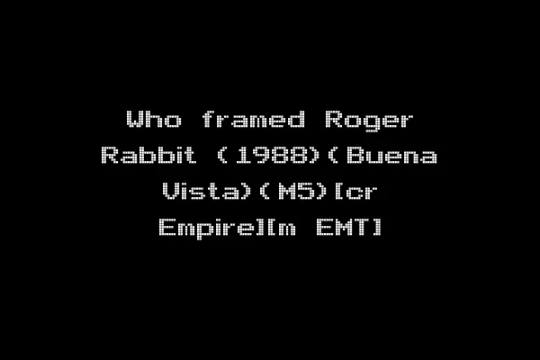Who framed Roger Rabbit (1988)(Buena Vista)(M5)[cr Empire][m EMT]