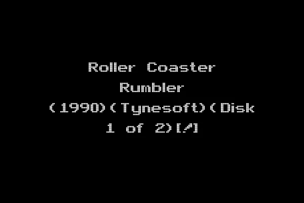 Roller Coaster Rumbler (1990)(Tynesoft)(Disk 1 of 2)[!]