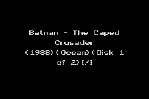 Batman - The Caped Crusader (1988)(Ocean)(Disk 1 of 2)[!]