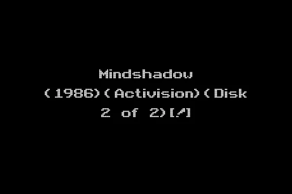 Mindshadow (1986)(Activision)(Disk 2 of 2)[!]