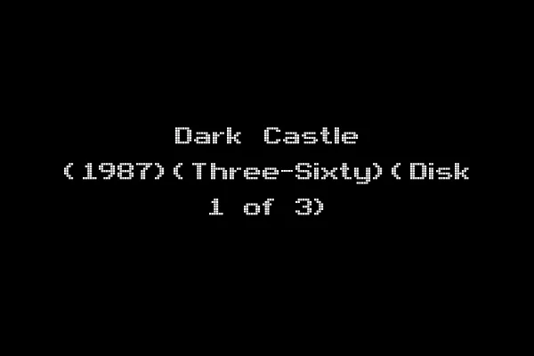Dark Castle (1987)(Three-Sixty)(Disk 1 of 3)