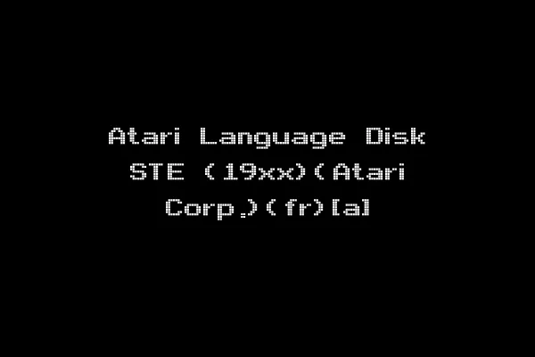 Atari Language Disk STE (19xx)(Atari Corp.)(fr)[a]