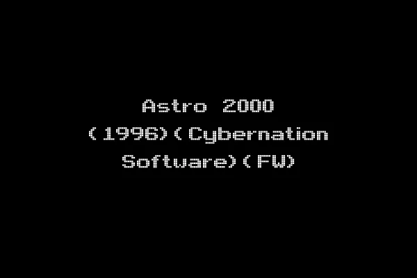 Astro 2000 (1996)(Cybernation Software)(FW)