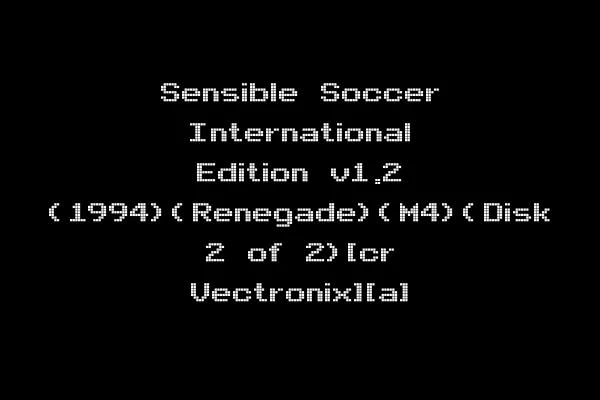 Sensible Soccer International Edition v1.2 (1994)(Renegade)(M4)(Disk 2 of 2)[cr Vectronix][a]