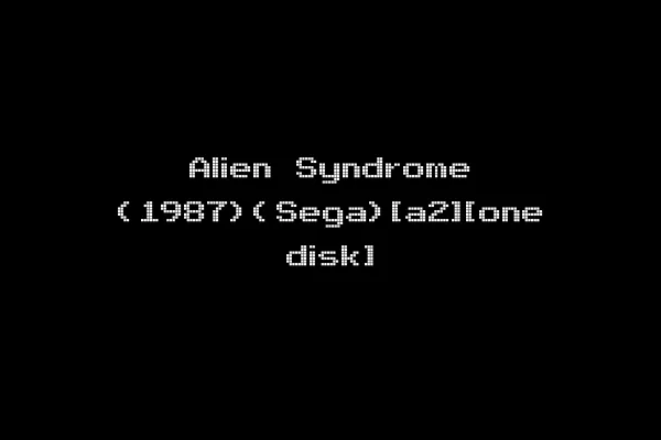 Alien Syndrome (1987)(Sega)[a2][one disk]