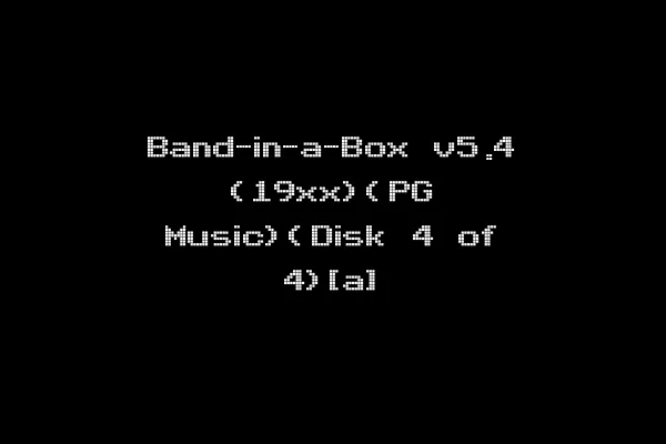 Band-in-a-Box v5.4 (19xx)(PG Music)(Disk 4 of 4)[a]
