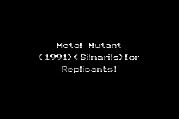 Metal Mutant (1991)(Silmarils)[cr Replicants]