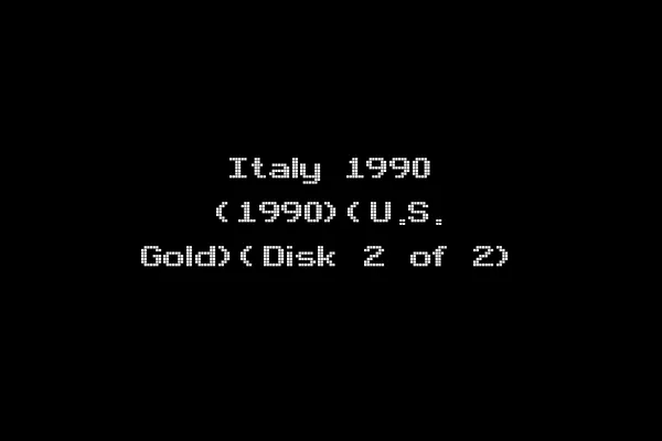 Italy 1990 (1990)(U.S. Gold)(Disk 2 of 2)