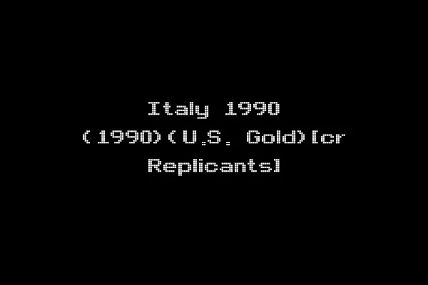 Italy 1990 (1990)(U.S. Gold)[cr Replicants]