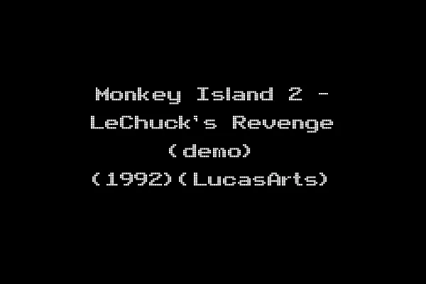 Monkey Island 2 - LeChuck's Revenge (demo) (1992)(LucasArts)
