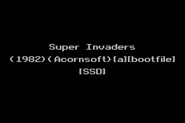 Super Invaders (1982)(Acornsoft)[a][bootfile] [SSD]