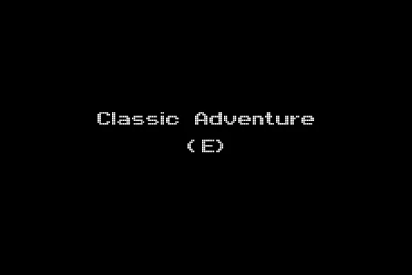 Classic Adventure (E)