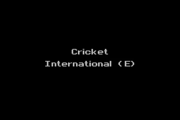 Cricket International (E)
