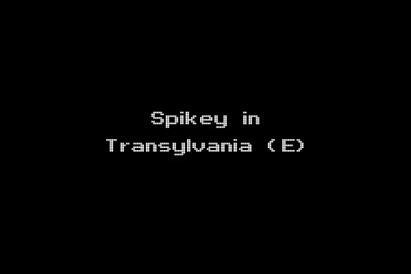 Spikey in Transylvania (E)