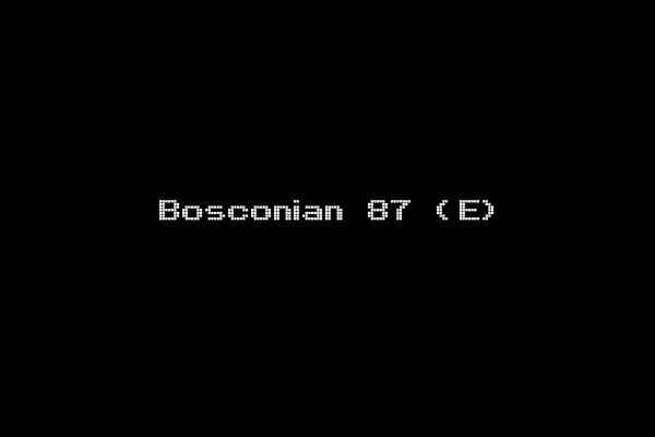 Bosconian 87 (E)
