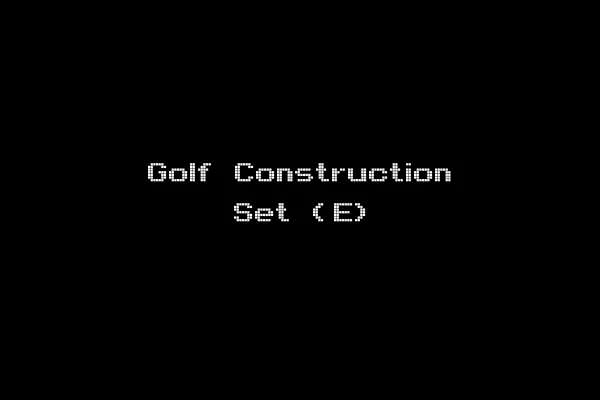 Golf Construction Set (E)