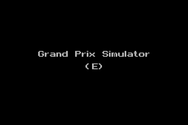 Grand Prix Simulator (E)