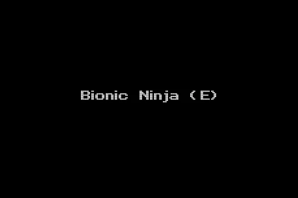 Bionic Ninja (E)