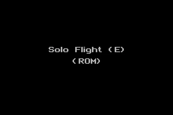 Solo Flight (E) (ROM)
