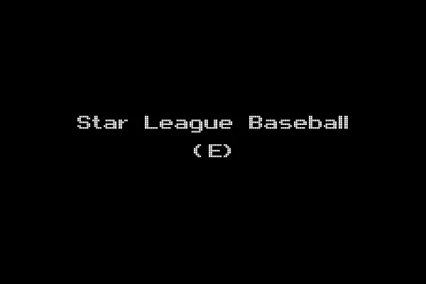 Star League Baseball (E)